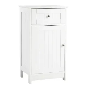 Alaska White Wooden 1 Door Storage Cabinet