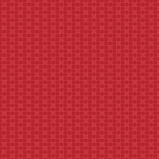 Andover Rouge 9734 R Checker Board By The Yard