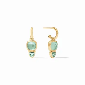Aquitaine Duo Hoop & Charm Earring