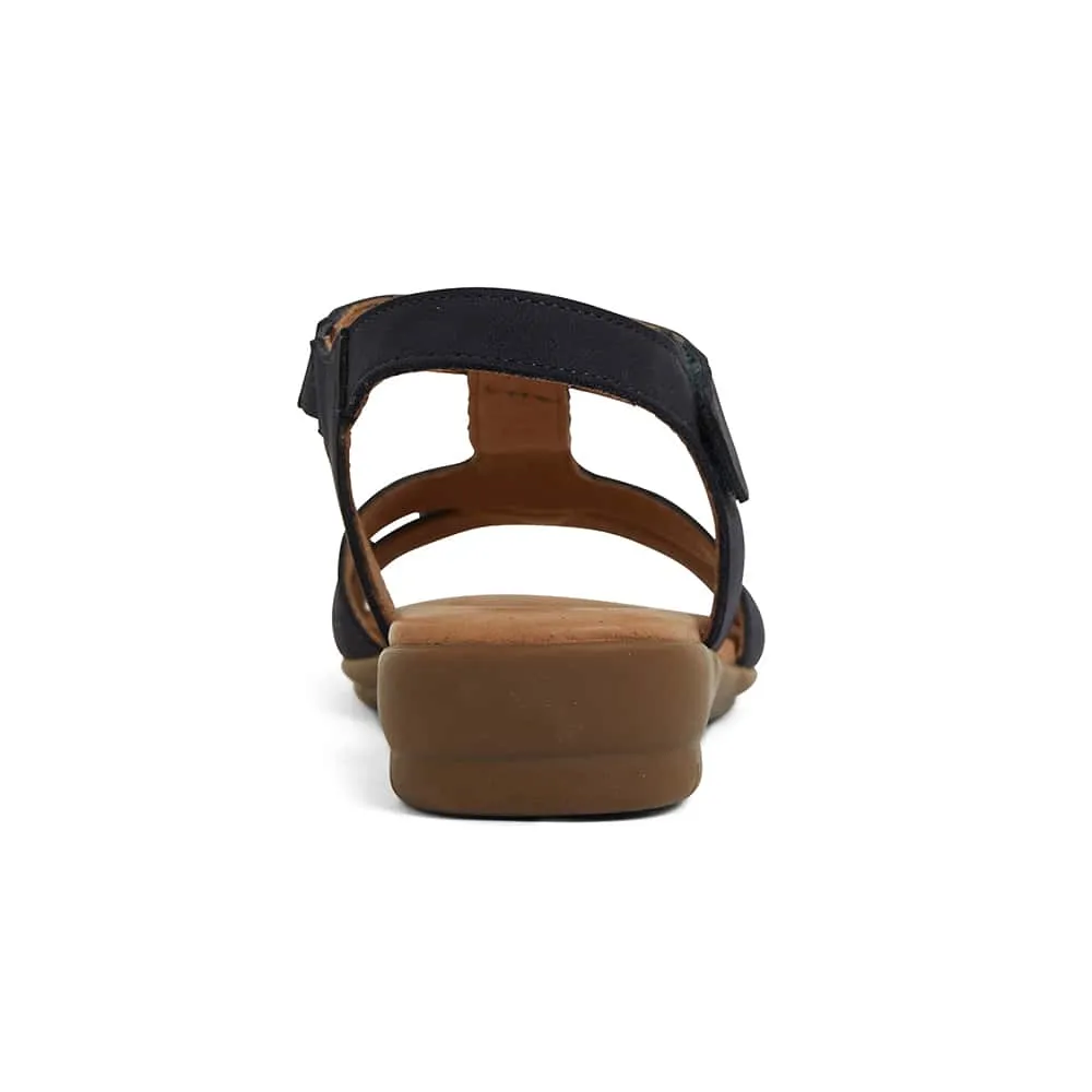 Baleno Sandal in Navy Nubuck