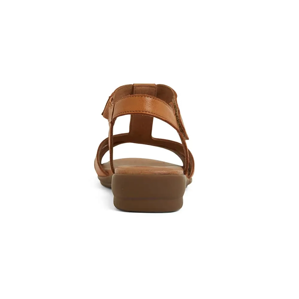 Baleno Sandal in Tan Leather