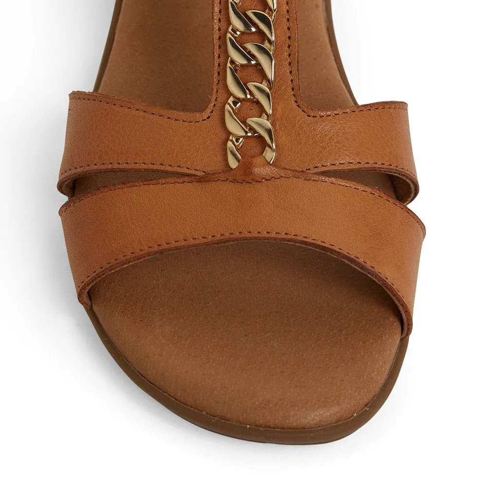 Baleno Sandal in Tan Leather