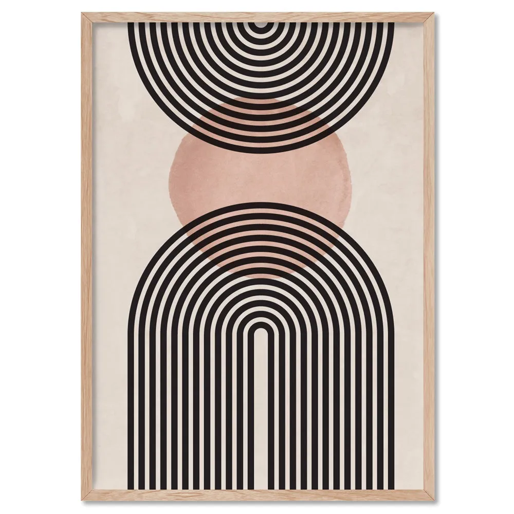 Boho Arches Abstract II - Art Print