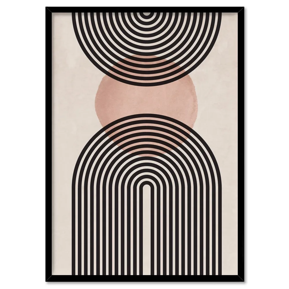 Boho Arches Abstract II - Art Print