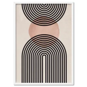 Boho Arches Abstract II - Art Print