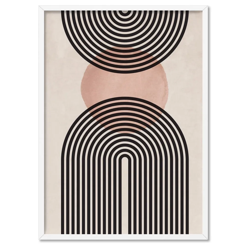 Boho Arches Abstract II - Art Print