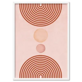 Boho Arches Abstract IV - Art Print
