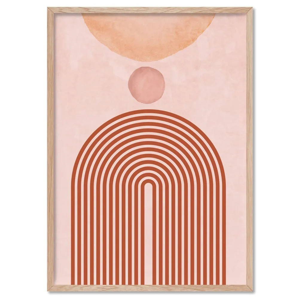 Boho Arches Abstract V - Art Print