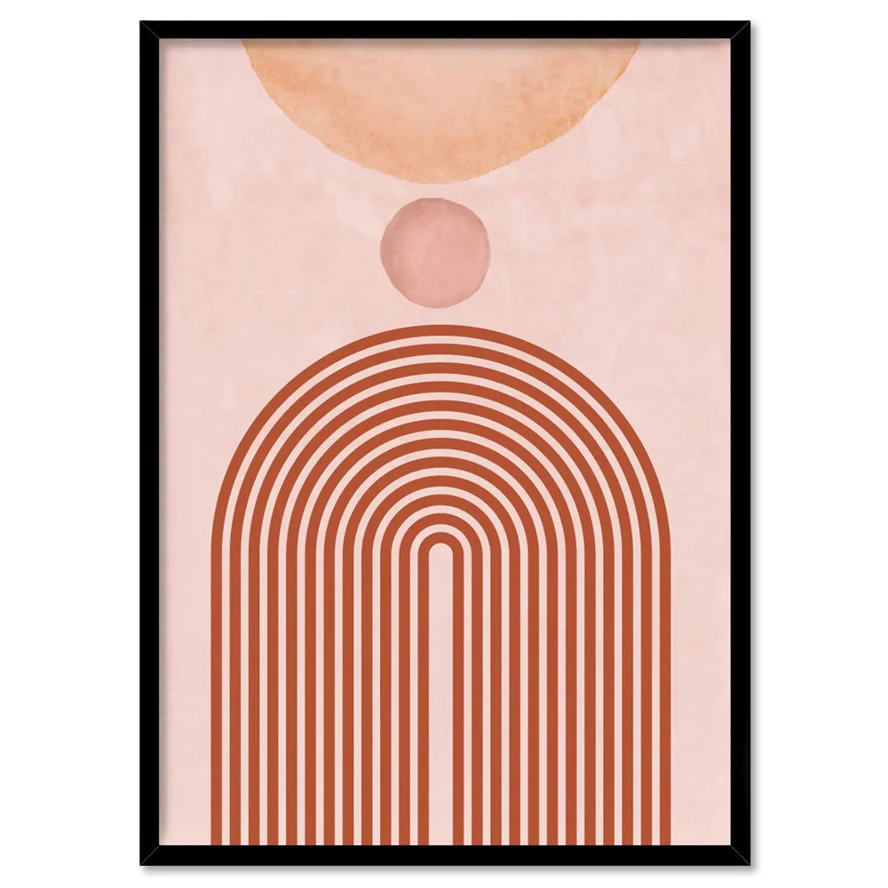 Boho Arches Abstract V - Art Print