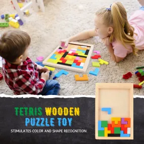 Brain Enhancer - Tetris Wooden Toy Set