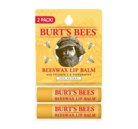 Burt's Bees Lip Balm Tube 2-Pack