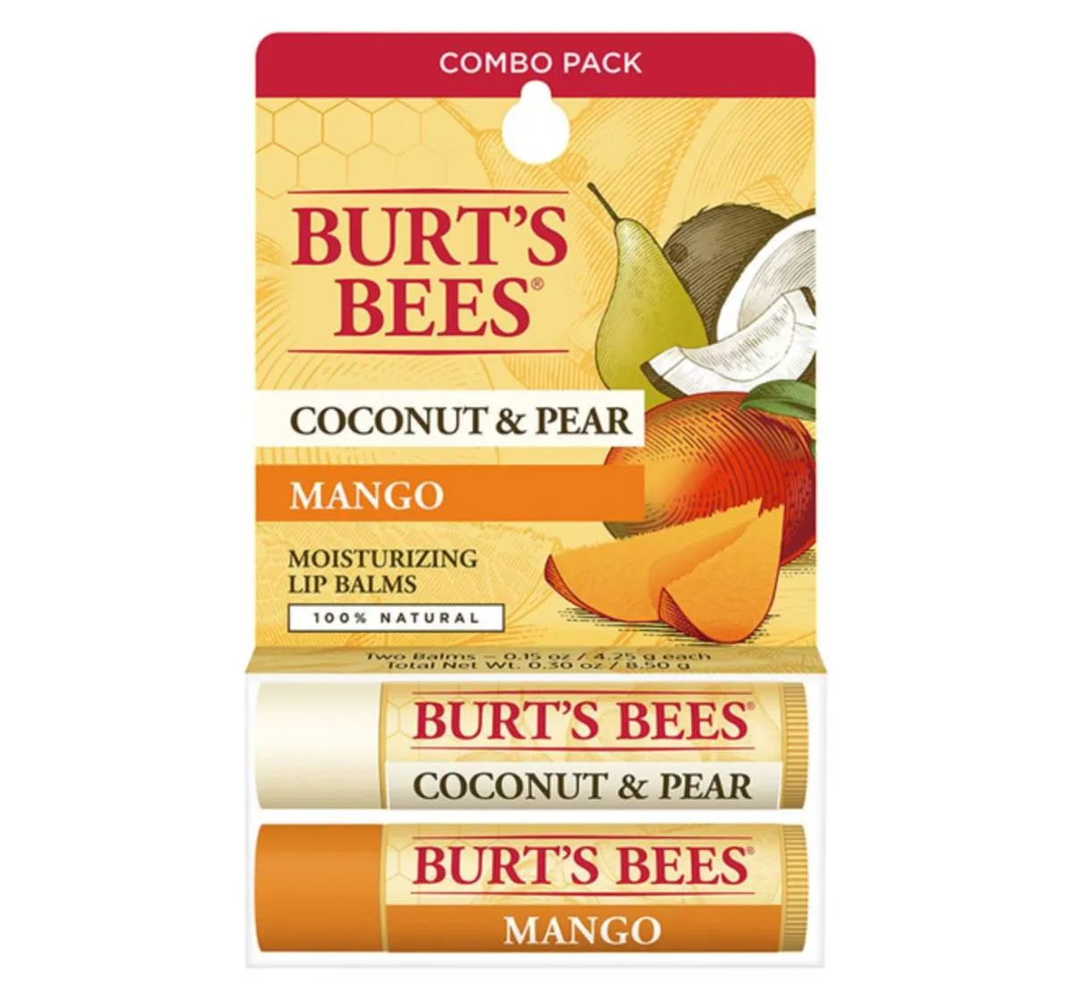 Burt's Bees Lip Balm Tube 2-Pack