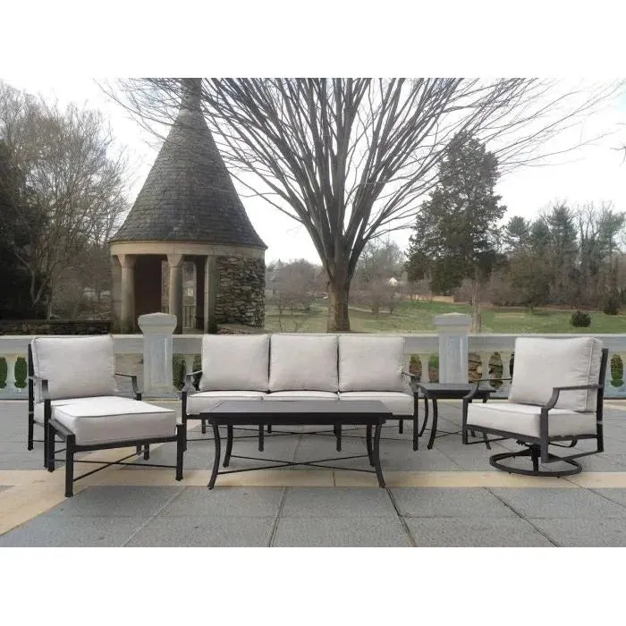 Cannes Gray Outdoor 23" Square End Table