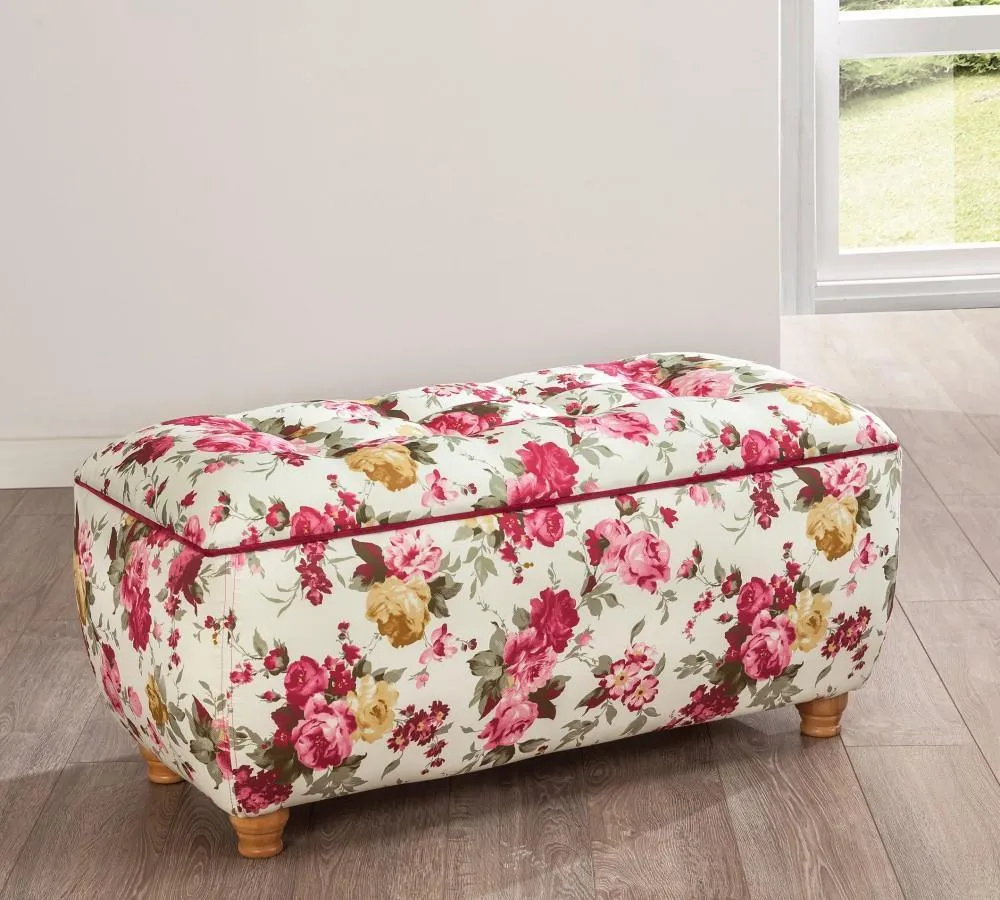 Cilek Summer Storage Ottoman With Flower