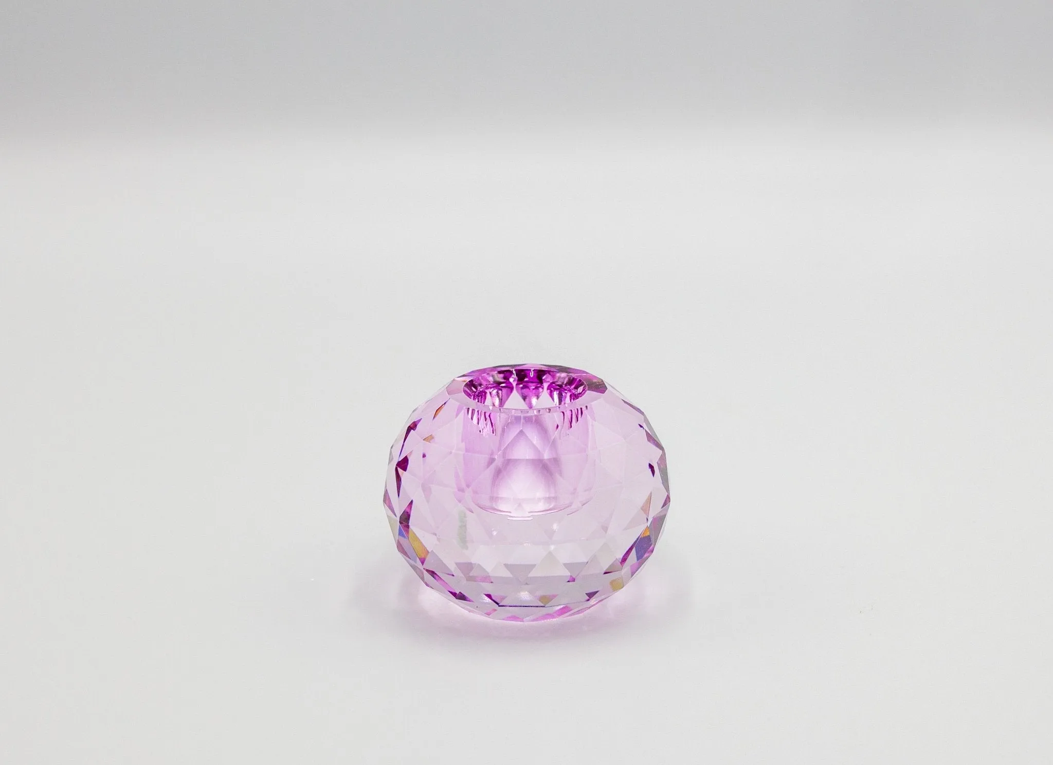Circular Crystal Candle Holder