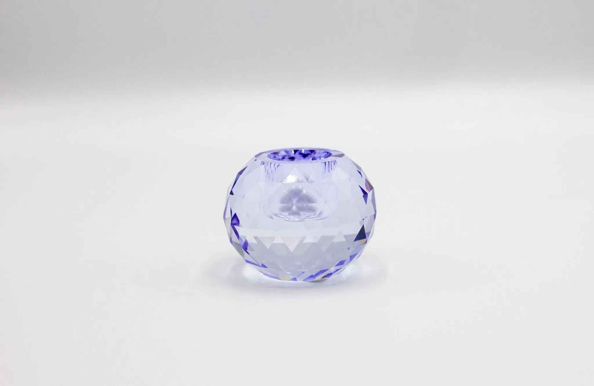 Circular Crystal Candle Holder