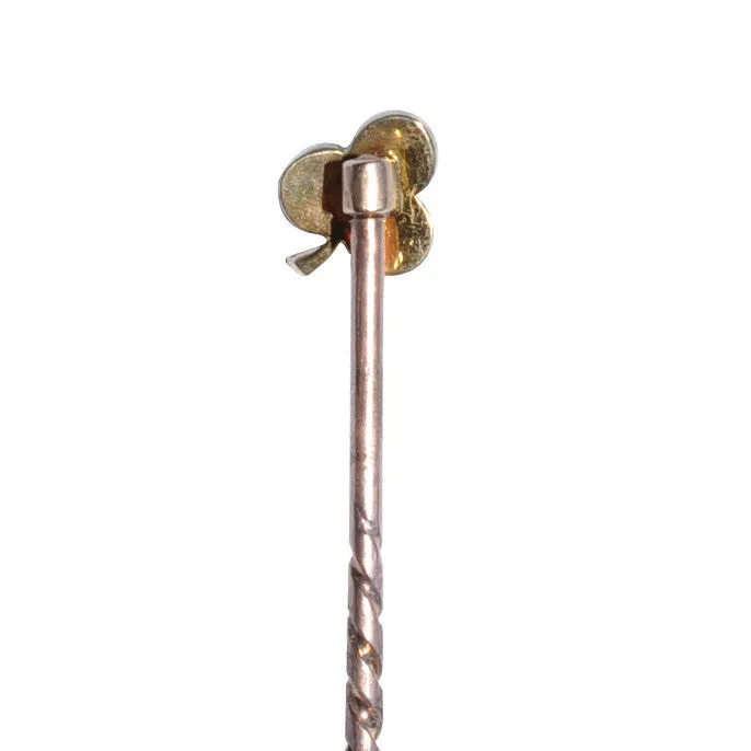Coral, Turquoise & Pearl Stick Pin