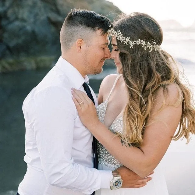 Cream Baby's Breath flower crown, Baby's Breath Real Dried Flower Crown, Wedding Crown, Rustic Wreath,dried Gypsophila boho crown
