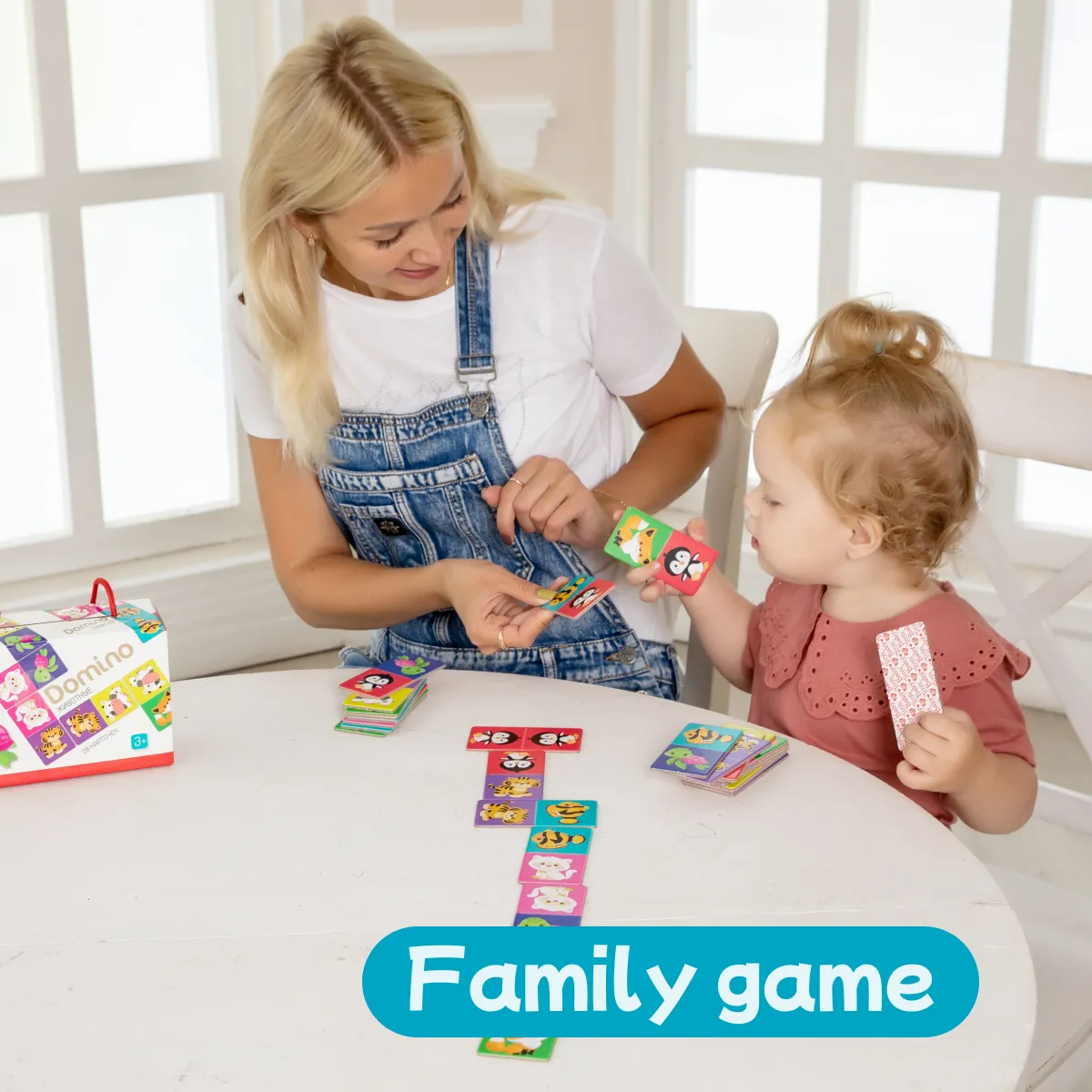 Domino Board Game for Toddlers Age 3 