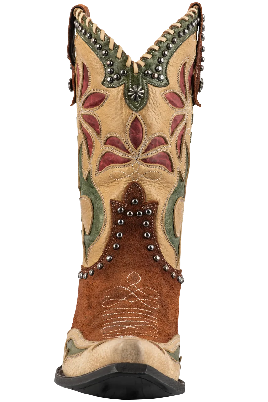 Double D Ranch by Old Gringo Women's Yellowstone Cowgirl Boots - Tan