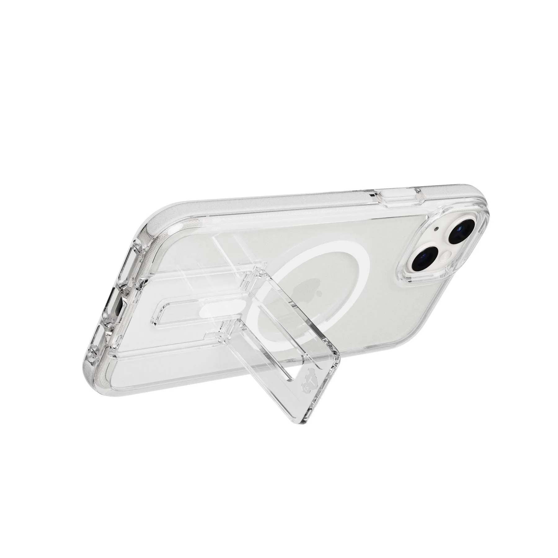 Evo Crystal Kick - Apple iPhone 15 Plus Case MagSafe® Compatible - White