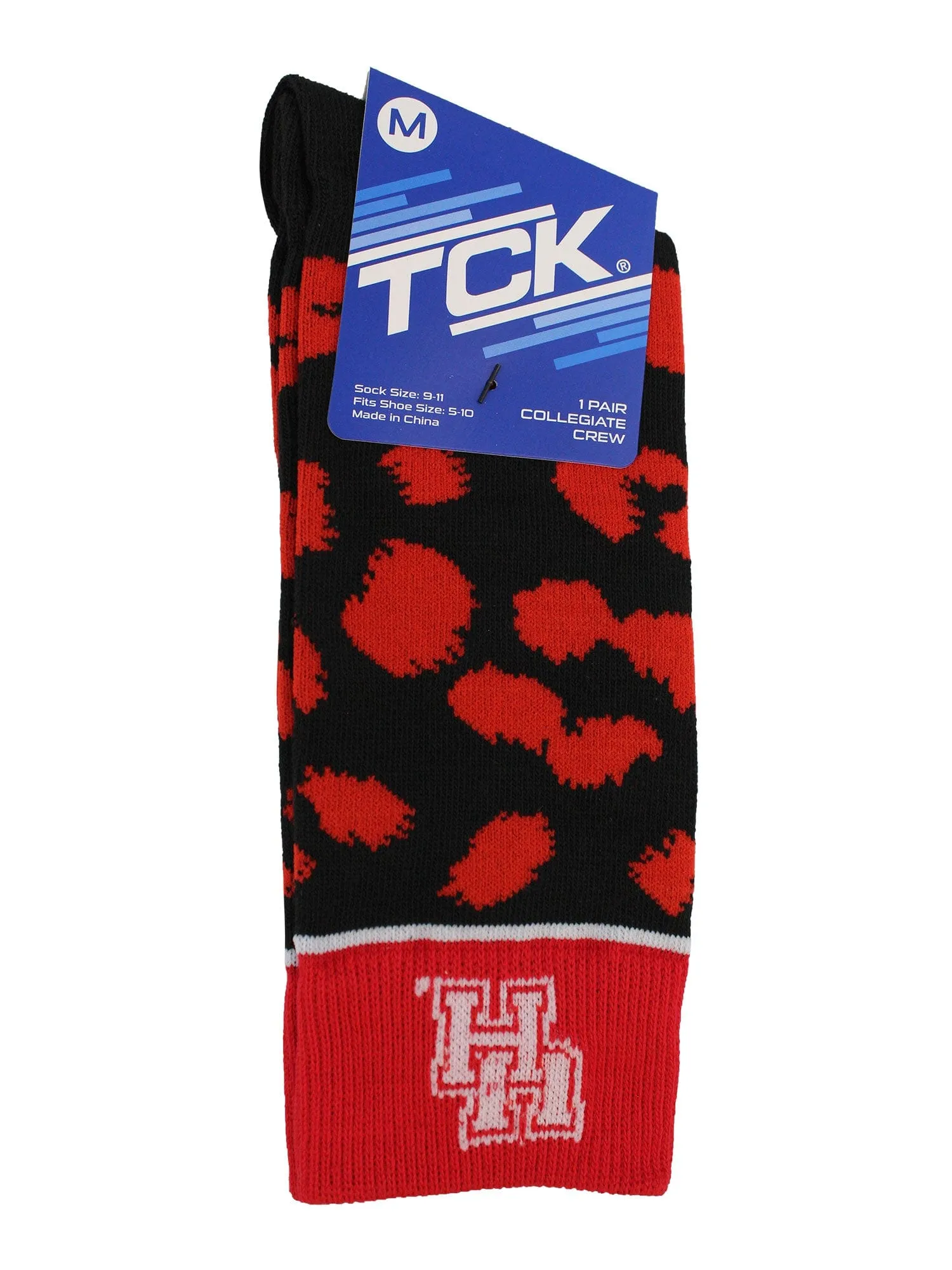 Houston Cougars Socks Womens Savage Crew Socks