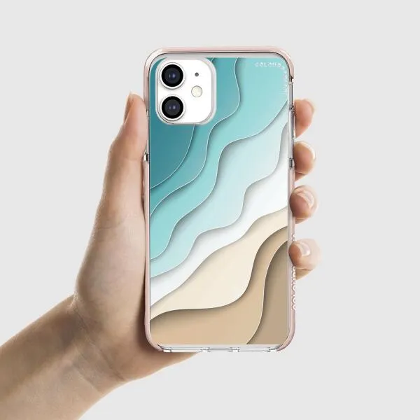iPhone Case - Abstract Blue Sea And Beach