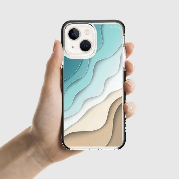 iPhone Case - Abstract Blue Sea And Beach
