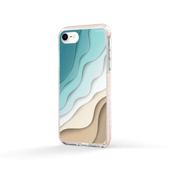 iPhone Case - Abstract Blue Sea And Beach