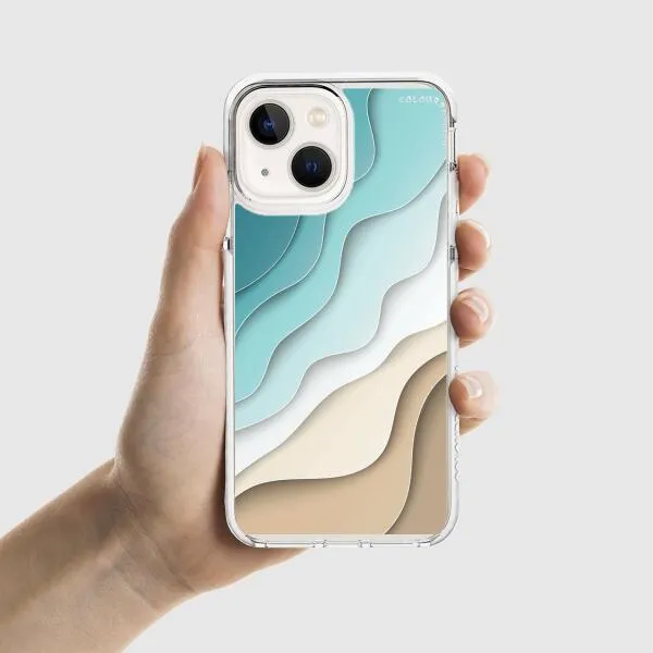 iPhone Case - Abstract Blue Sea And Beach