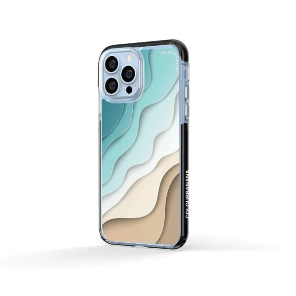 iPhone Case - Abstract Blue Sea And Beach