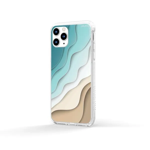 iPhone Case - Abstract Blue Sea And Beach