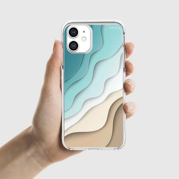 iPhone Case - Abstract Blue Sea And Beach