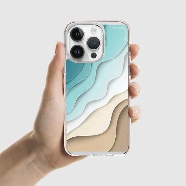 iPhone Case - Abstract Blue Sea And Beach