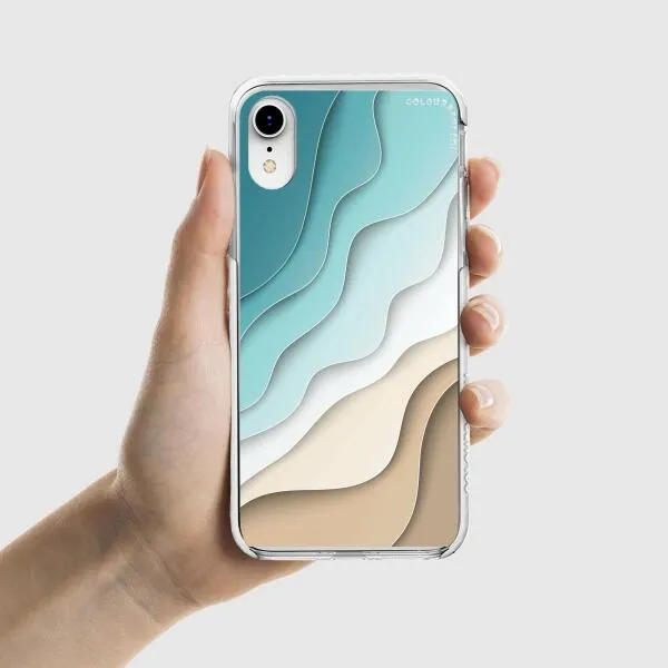 iPhone Case - Abstract Blue Sea And Beach