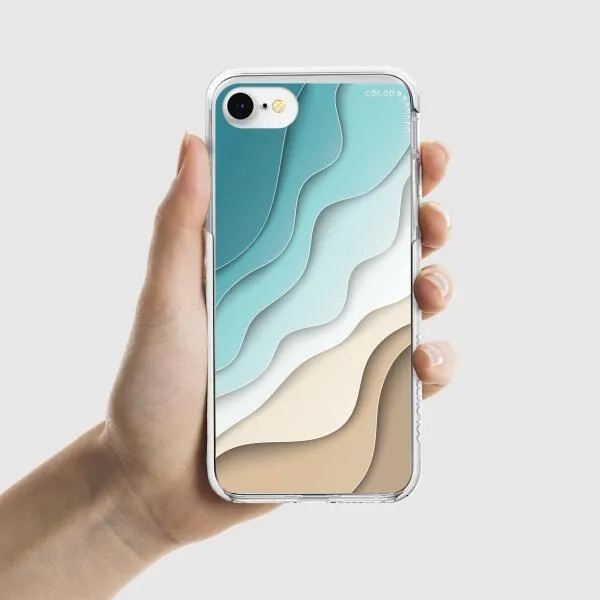 iPhone Case - Abstract Blue Sea And Beach