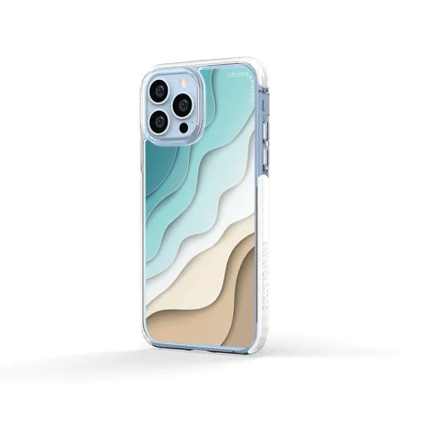 iPhone Case - Abstract Blue Sea And Beach