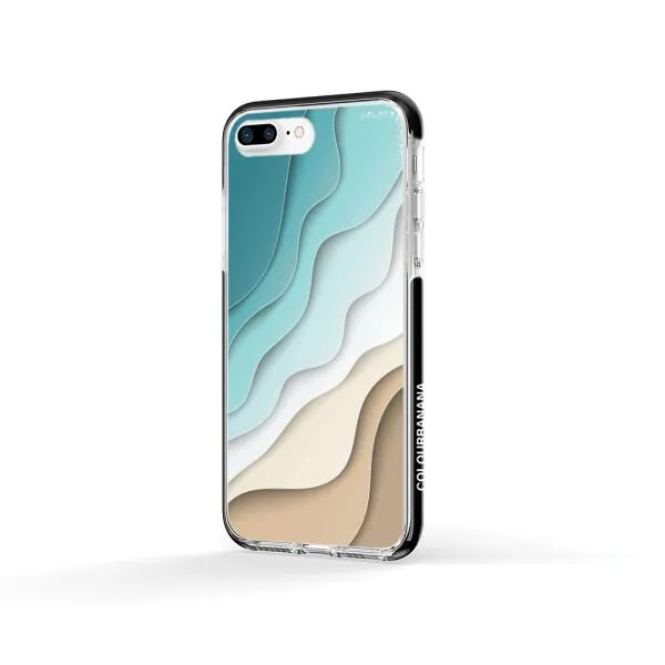 iPhone Case - Abstract Blue Sea And Beach