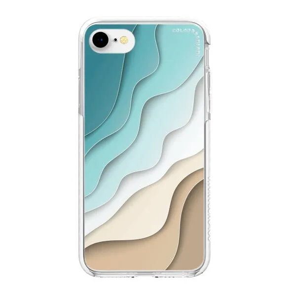 iPhone Case - Abstract Blue Sea And Beach
