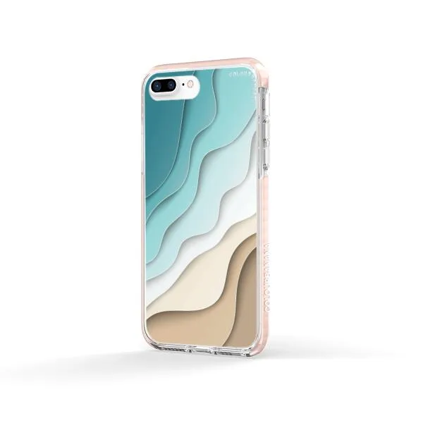 iPhone Case - Abstract Blue Sea And Beach