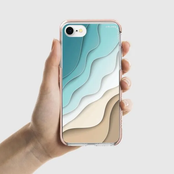 iPhone Case - Abstract Blue Sea And Beach