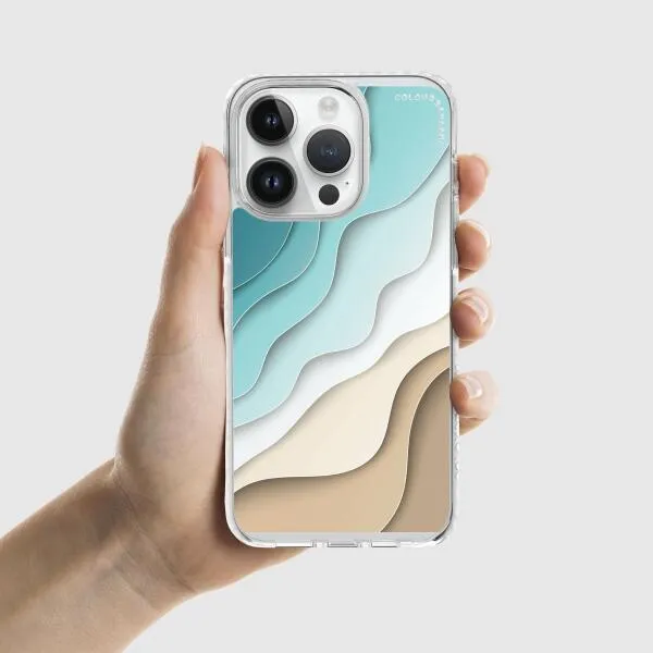 iPhone Case - Abstract Blue Sea And Beach