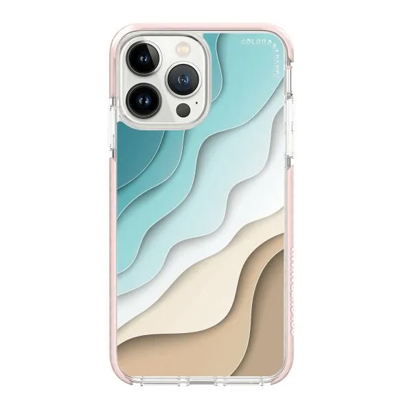 iPhone Case - Abstract Blue Sea And Beach