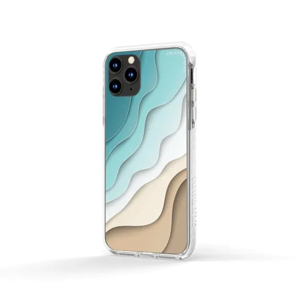 iPhone Case - Abstract Blue Sea And Beach