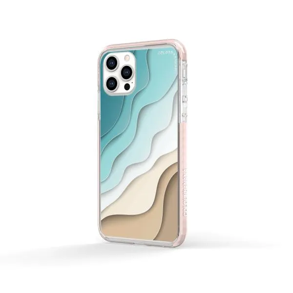 iPhone Case - Abstract Blue Sea And Beach