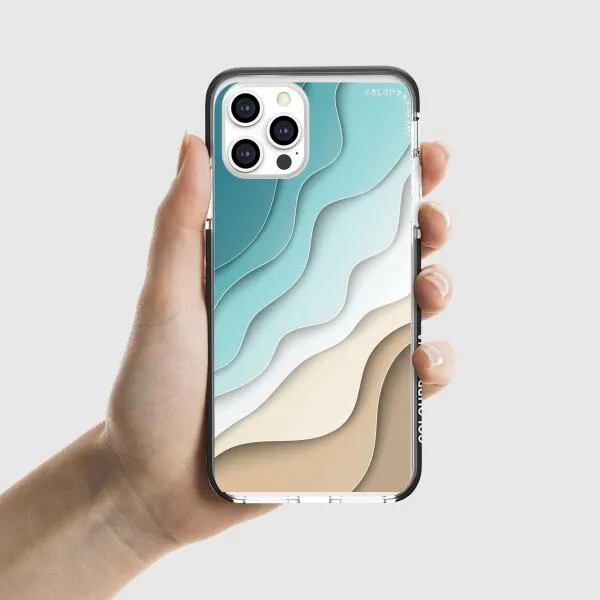 iPhone Case - Abstract Blue Sea And Beach