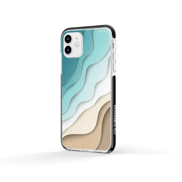 iPhone Case - Abstract Blue Sea And Beach