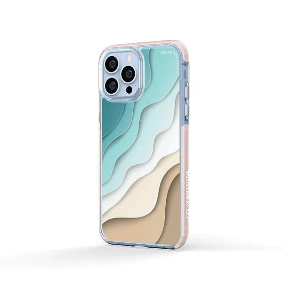 iPhone Case - Abstract Blue Sea And Beach