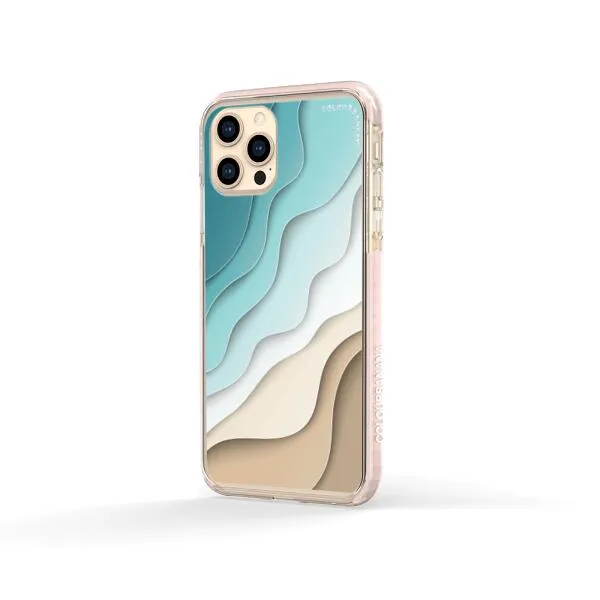 iPhone Case - Abstract Blue Sea And Beach