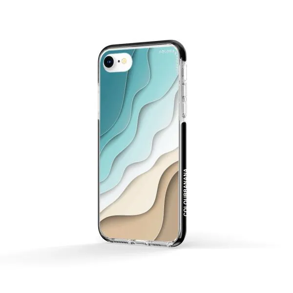 iPhone Case - Abstract Blue Sea And Beach